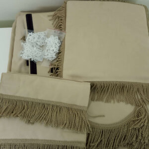 Cortinas Clássicas Bege com Bege