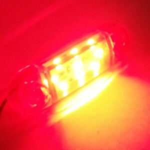Marcador LED com 9 LED's Vermelho 24V