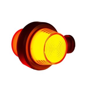 Piloto LED Old School NEON Vermelho/Laranja 12/24V