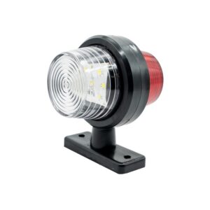 Piloto LED Old School Vermelho/Branco