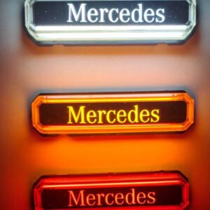 Marcador LED Neon Mercedes