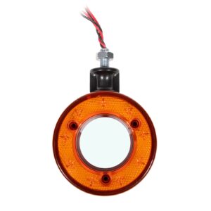 Piloto Lollipop Furado Vermelho/Laranja 12V/24V