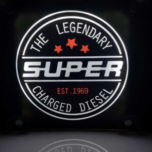 Placa Iluminada SUPER 17cm