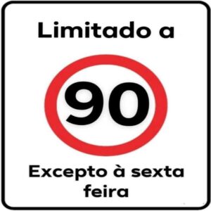 Autocolante Limitado a 90