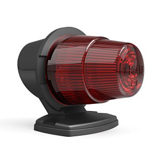 Piloto LED Torpedo Vermelho Fumado