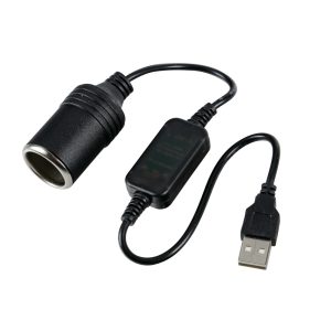 Conversor USB para saída isqueiro 12V
